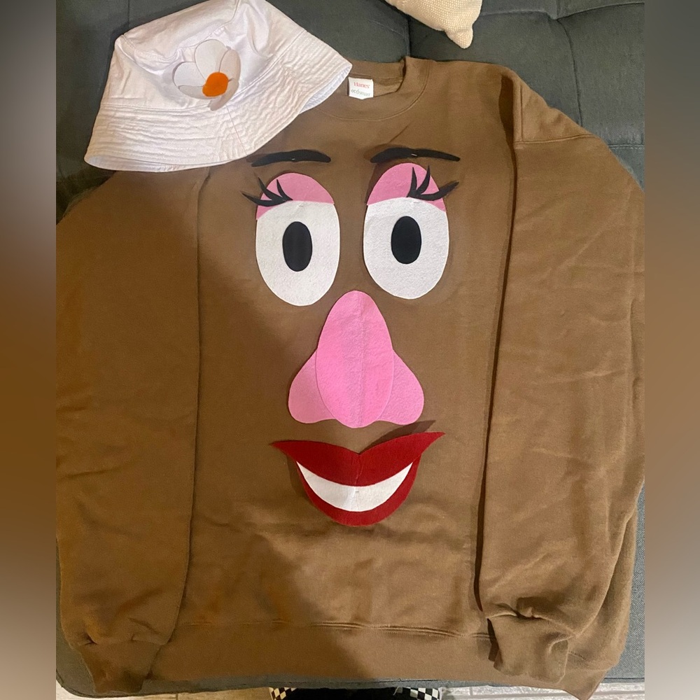 Toy Story Mrs. Potato Head Pullover Crewneck Sweater Costume